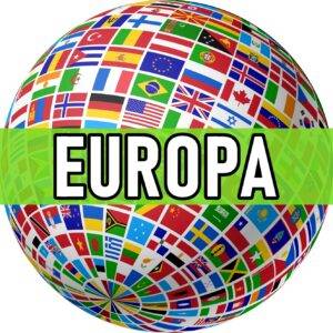 Flagi Europa 56 szt. (zestaw) Wlepki, naklejki, sticker, kamper, przyczepa, motocykl