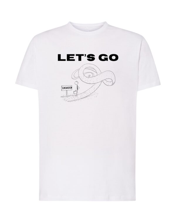 Koszulka LET'S GO Unisex - obrazek 2